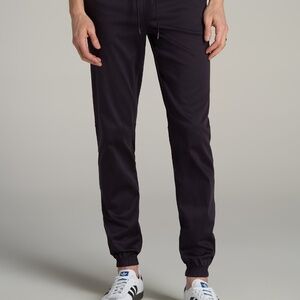 American Tall Stretch Twill Tall Men's Jogger Pants in Charcoal Rinse Size MM /